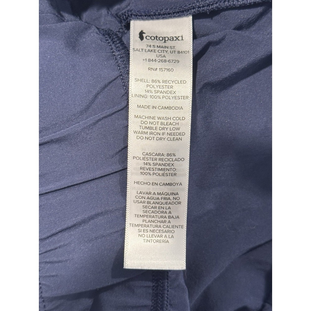 Cotopaxi Womens Vamos Hybrid Running Short Sz M Blue Stretch Active Gym Workout - Picture 16 of 16